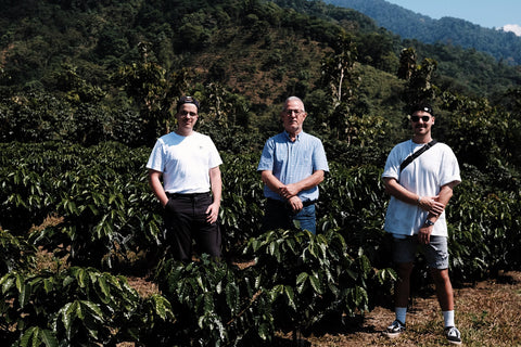 Fynn, Rainer und Corny in Mexico 