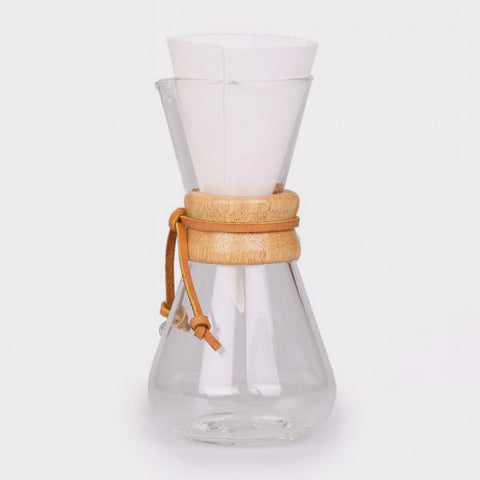 Chemex-Kaffeekaraffe für 1 bis zu 3 Tassen