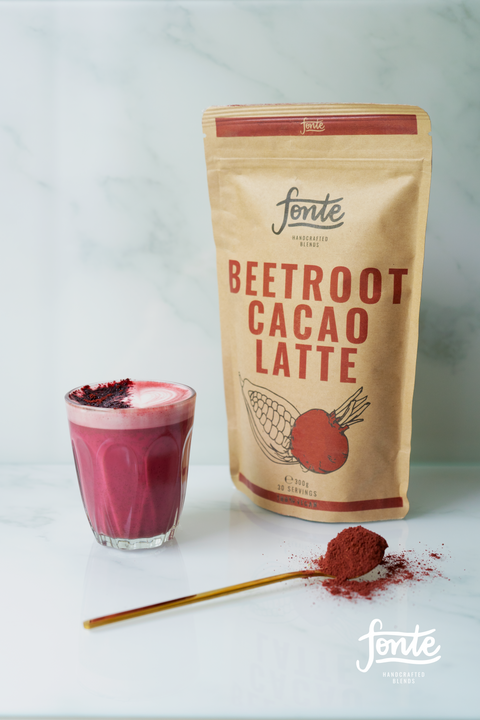 Rote Beete Kakao Latte